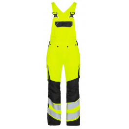 Женский сигнальный полукомбинезон Engel Safety 3543-319 желтый/черный