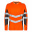 Футболка Engel Safety L/S 9545-182, оранжевый/серый