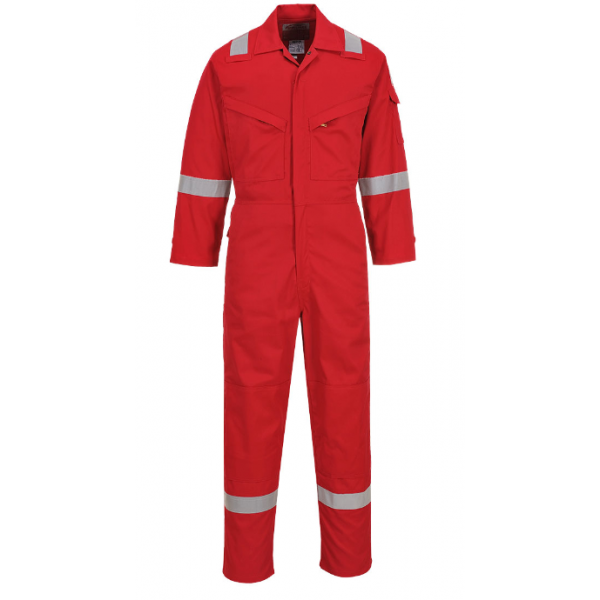 Легкий антистатический комбинезон Portwest FR28. красный