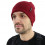 Шапка Brodeks Longer, темно-красный