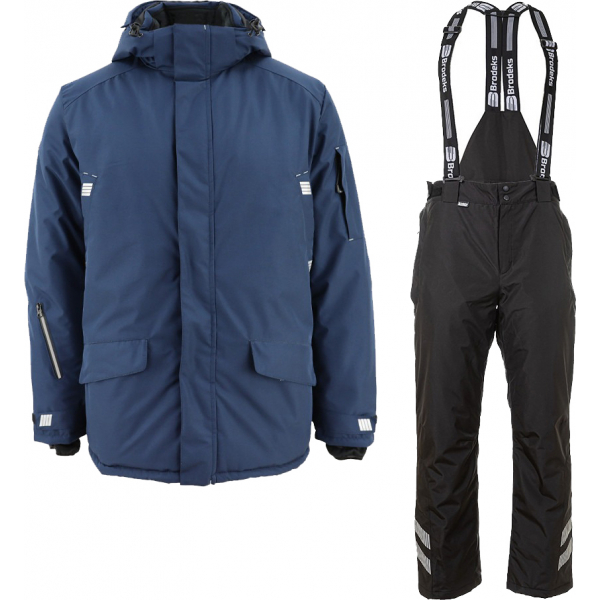Зимний костюм Brodeks KW204 + KW306, черный/черный