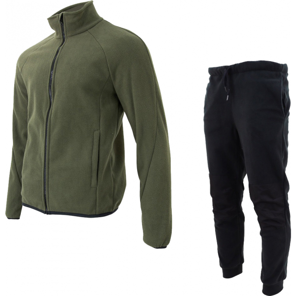 Костюм флисовый BRODEKS KS 211+KS 307 хаки/черный