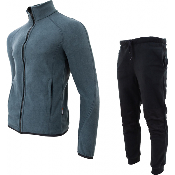 Костюм флисовый BRODEKS KS 211+KS 307 хвойный/черный