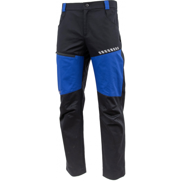 Брюки Brodeks KS 334, васильковый/черный