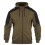 Флисовая куртка Engel Galaxy Sweat Cardigan 8820-233, Хаки/черный