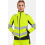 Женская рабочая куртка софтшелл Engel Safety 1156-237, сигнальный желтый/черный