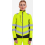 Женская рабочая куртка софтшелл Engel Safety 1156-237, сигнальный желтый/черный