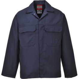 Куртка мужская летняя с огнестойкой отделкой Portwest BIZ2 (Англия), Тёмно-синий