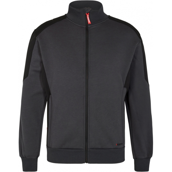 Флисовая куртка Engel Galaxy Sweat Cardigan 8830-233, Серый/черный