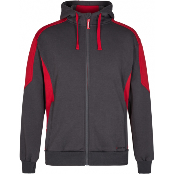 Флисовая куртка Engel Galaxy Sweat Cardigan 8820-233, Серый/красный