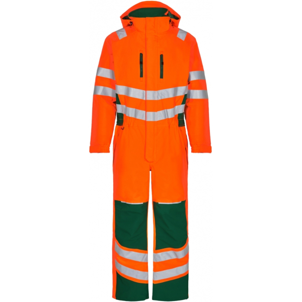 Зимний рабочий комбинезон Engel Safety 4946-930, оранжевый/зеленый