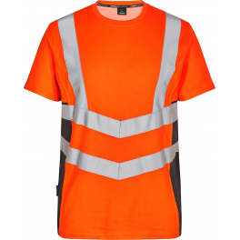Футболка Engel Safety S/S 9544-182, сигнальный оранжевый/серый