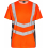 Футболка Engel Safety S/S 9544-182, сигнальный оранжевый/серый