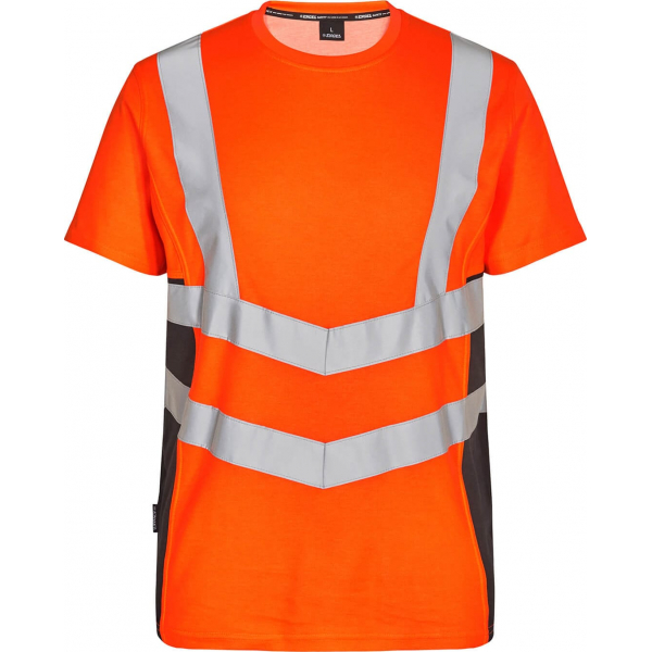 Футболка Engel Safety S/S 9544-182, сигнальный оранжевый/серый