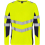 Футболка Engel Safety L/S 9545-182, сигнальный желтый/синий