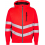 Рабочая куртка Engel Safety Sweat Cardigan 8025-241, сигнальный красный/черный