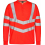 Футболка Engel Safety Grandad L/S 9548-182, сигнальный красный