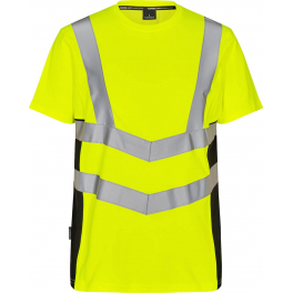 Футболка Engel Safety S/S 9544-182, сигнальный желтый/черный