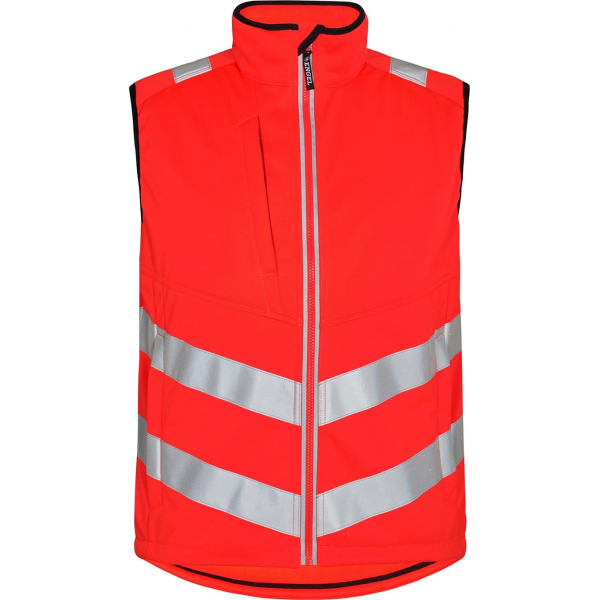 Рабочий жилет софтшелл Engel Safety Softshell 5156-237, сигнальный красный