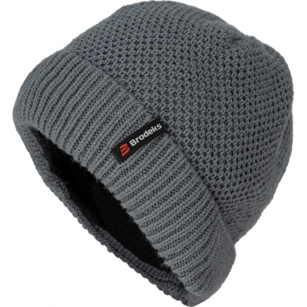 Шапка Brodeks Fleece Warming, серый