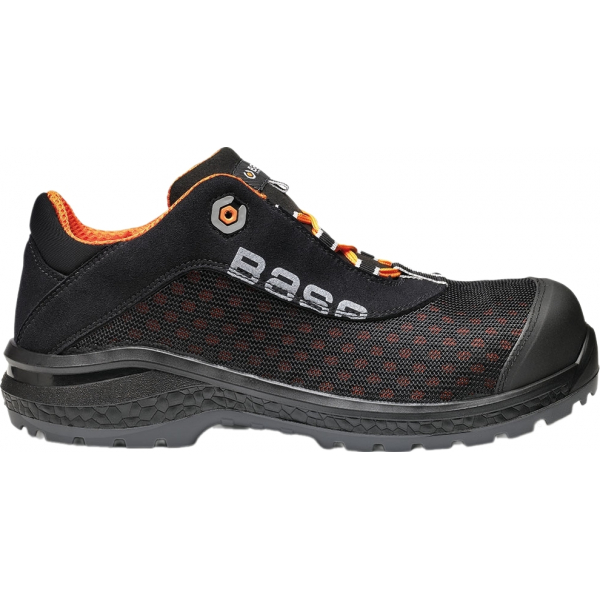 Ботинки BASE B0878 Be-Fit S1P SRC, черный/оранжевый
