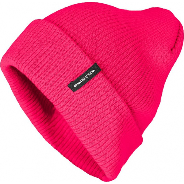 Шапка Brodeks Bright, розовый электрик