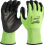 Перчатки сигнальные с сопротивлением порезам Milwaukee Hi-Vis Cut level 3/C